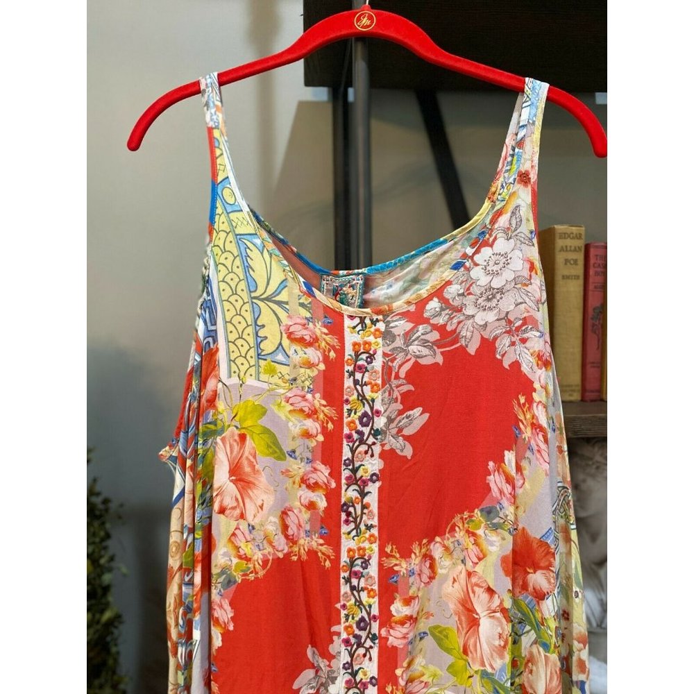 NWT Johnny Was Kara Floral Baroque High Low Dress - Picture 5 of 9
